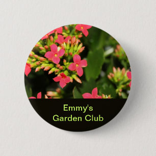Macaron Rond 5 Cm Broche du club de jardin