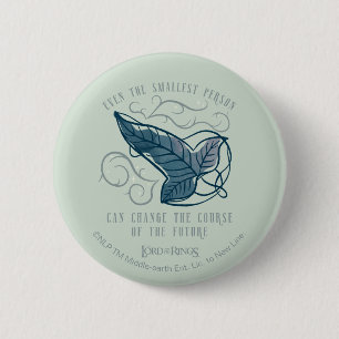 Macaron Rond 5 Cm Broche elfique de la Communauté Citation Graphique