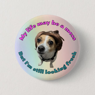 Macaron Rond 5 Cm Broche fraîche