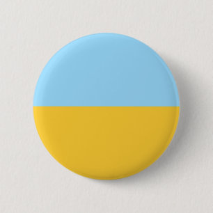 Macaron Rond 5 Cm Broches personnalisées bleues et dorées Columbia