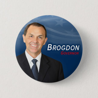 Macaron Rond 5 Cm Brogdon excité pour le bouton du Gouverneur
