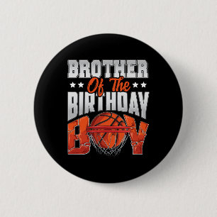 Macaron Rond 5 Cm Brother Bysketbyll Birthday Boy Family Byller B-da