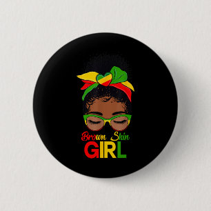 Macaron Rond 5 Cm Brown fille de la peau Black femmes Messy Bun Blac