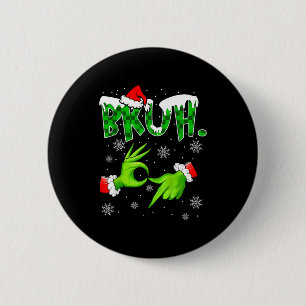Macaron Rond 5 Cm Bruh 67 Six Seven 6 7 Mème de Noël Drôle Gen Alp
