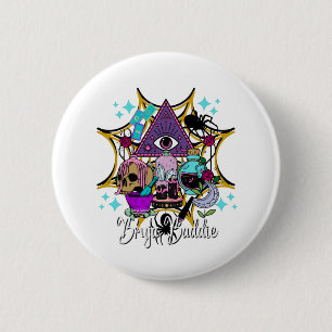 Macaron Rond 5 Cm Bruja Baddie