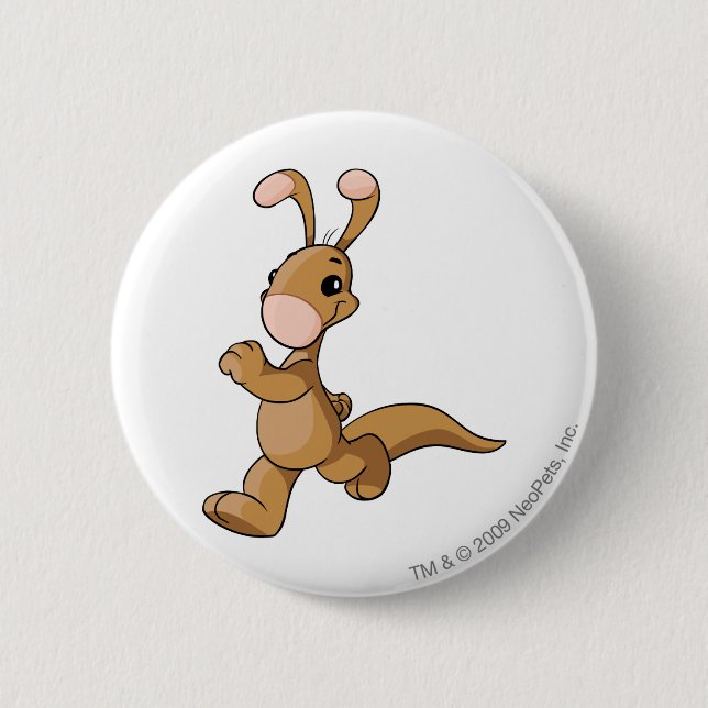 Macaron Rond 5 Cm Brun de Blumaroo (Devant)