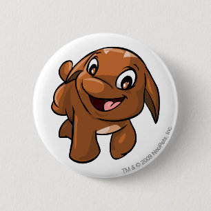 Macaron Rond 5 Cm Brun de Poogle