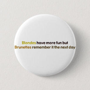 Macaron Rond 5 Cm Brunettes&BlondesBumperStik