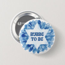"Bubbe to Be" Amusante Nouvelle aquarelle juive gr