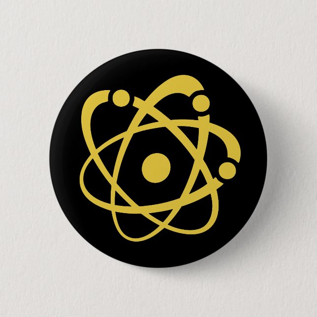Macaron Rond 5 Cm Bûcheur atomique (Devant)