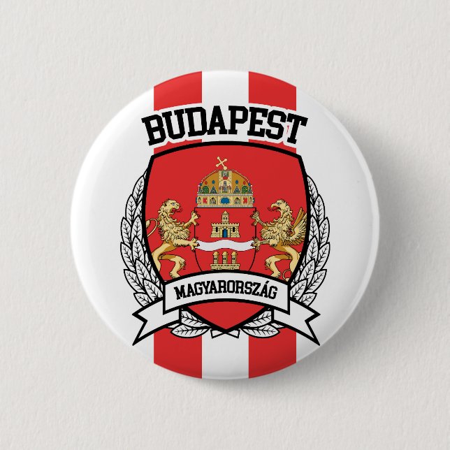 Macaron Rond 5 Cm Budapest (Devant)