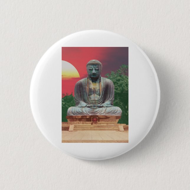 Macaron Rond 5 Cm BUDDAH 46 .tif (Devant)