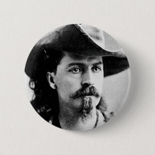 Macaron Rond 5 Cm Buffalo Bill Cody Ouest