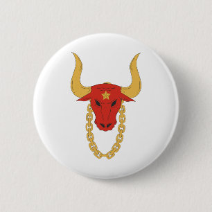 Macaron Rond 5 Cm Bulle rugueuse   Bull   OX