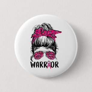 Macaron Rond 5 Cm Bun Gles Portent Un Guerrier Rose Conscience du ca
