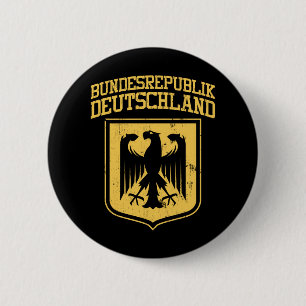 Macaron Rond 5 Cm Bundesrepublik Deutschland/Allemand Eagle