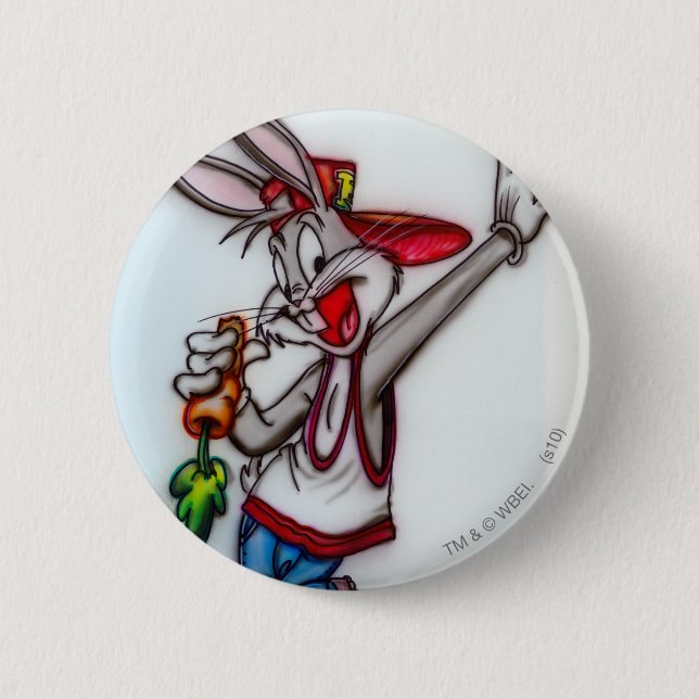 Macaron Rond 5 Cm BUNNY™ Airbrush (Devant)