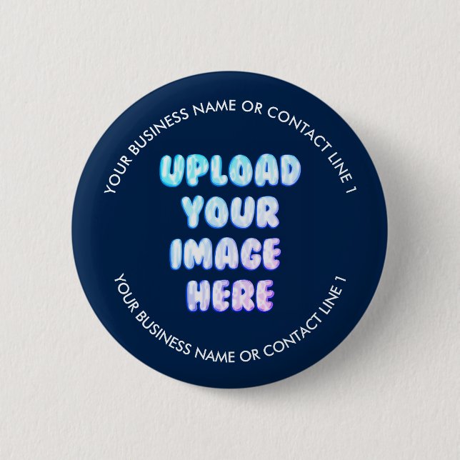 Macaron Rond 5 Cm Business Brand Logo (Devant)