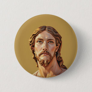 Macaron Rond 5 Cm BUSTE DU CHRIST SAUVEUR par MICHELANGE 2026_