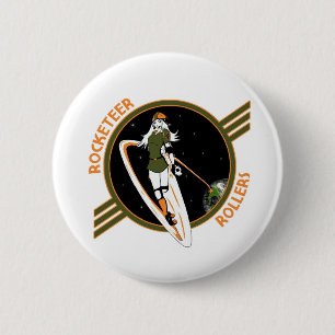 Macaron Rond 5 Cm Butin de Rocketeer
