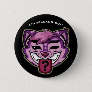 Macaron Rond 5 Cm buton de chat de Cheshire