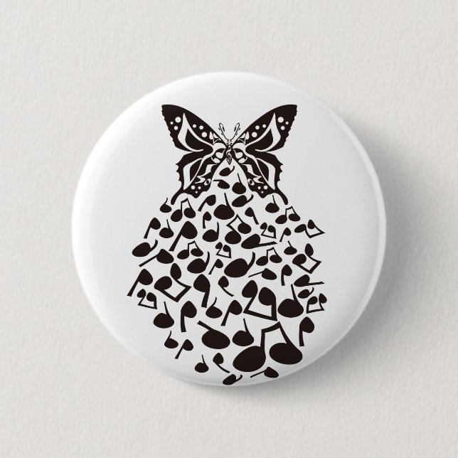 Macaron Rond 5 Cm Butterfly_Effect (Devant)
