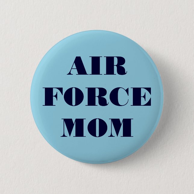 Macaron Rond 5 Cm Button Air Force Maman (Devant)