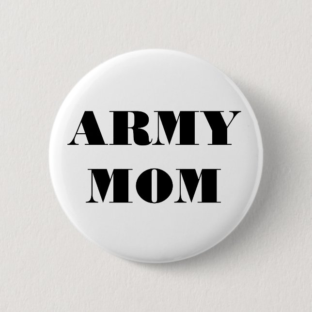 Macaron Rond 5 Cm Button Army (Devant)