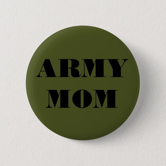 Macaron Rond 5 Cm Button Army (Devant)