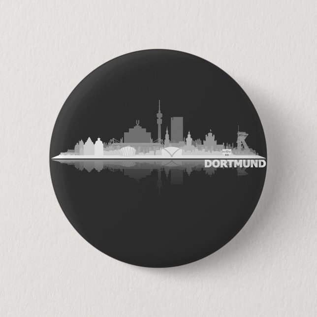 Macaron Rond 5 Cm Button de Dortmund (Devant)