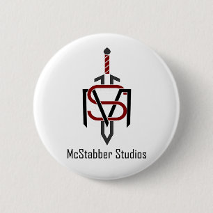 Macaron Rond 5 Cm Button McStabber Studios