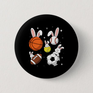 Macaron Rond 5 Cm Bysketbyll Bysebyll Footbyll Football Sports Pâque