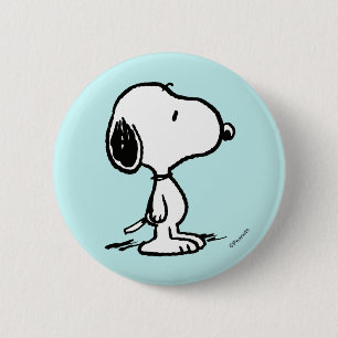 Macaron Rond 5 Cm cacahuètes   Snoopy