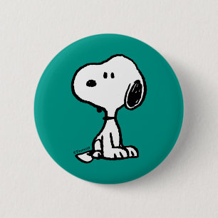 Macaron Rond 5 Cm cacahuètes Tournages de snoopy