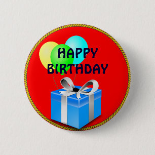 Macaron Rond 5 Cm Cadeau d'anniversaire et ballons