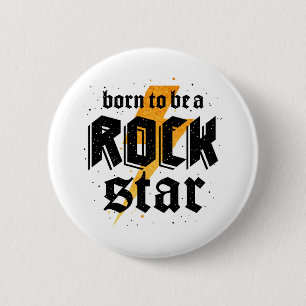 Macaron Rond 5 Cm cadeau d'anniversaire rock star