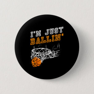 Macaron Rond 5 Cm Cadeau de basketball pour entraîneur joueur garçon