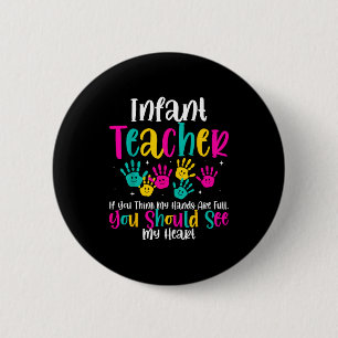Macaron Rond 5 Cm Cadeau de citation de professeur d'enfants en bas