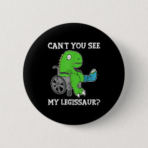 Macaron Rond 5 Cm Cadeau de dinosaure drôle Dino pour un rétablissem