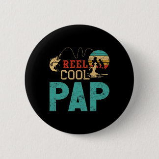 Macaron Rond 5 Cm Cadeau de pêche vraiment cool pour papa pour la fê