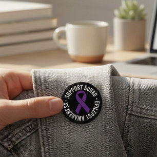 Macaron Rond 5 Cm Cadeau de sensibilisation à l'équipe de soutien de