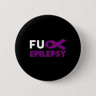 Macaron Rond 5 Cm Cadeau de soutien et de sensibilisation à l'épilep