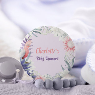 Macaron Rond 5 Cm Cadeau de souvenir de Baby Shower Fleur de Lavande