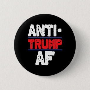 Macaron Rond 5 Cm Cadeau drôle anti Trump Af résiste président 