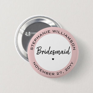 Macaron Rond 5 Cm Cadeau personnalisé de demoiselle d'honneur minima