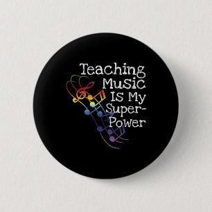 Macaron Rond 5 Cm Cadeau pour professeur de musique