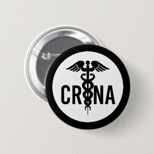 Macaron Rond 5 Cm Cadeaux anesthésistes certifiés CRNA