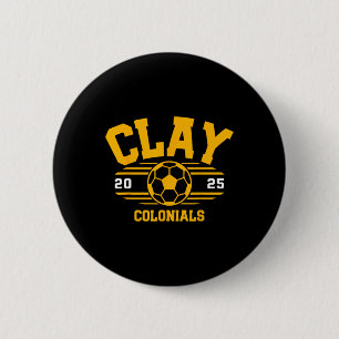 Macaron Rond 5 Cm Cadeaux de football Clay Colonials Bylle 2025