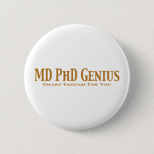 Macaron Rond 5 Cm Cadeaux de génie de DM PhD