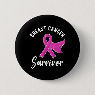 Macaron Rond 5 Cm Cadeaux de sensibilisation au cancer du sein Femme